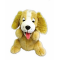 Custom Plush Tan Dog Coin Bank